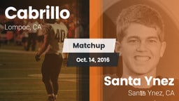 Matchup: Cabrillo  vs. Santa Ynez  2016