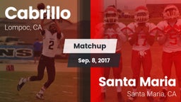 Matchup: Cabrillo  vs. Santa Maria  2017