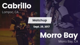 Matchup: Cabrillo  vs. Morro Bay  2017
