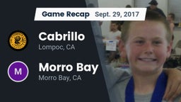Recap: Cabrillo  vs. Morro Bay  2017
