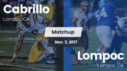Matchup: Cabrillo  vs. Lompoc  2017