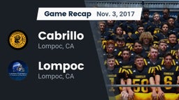 Recap: Cabrillo  vs. Lompoc  2017