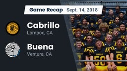 Recap: Cabrillo  vs. Buena  2018