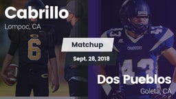 Matchup: Cabrillo  vs. Dos Pueblos  2018
