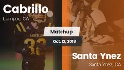 Matchup: Cabrillo  vs. Santa Ynez  2018