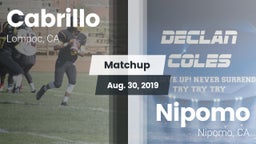 Matchup: Cabrillo  vs. Nipomo  2019