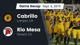 Recap: Cabrillo  vs. Rio Mesa  2019