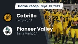 Recap: Cabrillo  vs. Pioneer Valley  2019