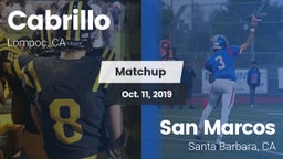 Matchup: Cabrillo  vs. San Marcos  2019