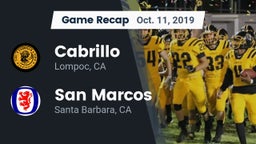 Recap: Cabrillo  vs. San Marcos  2019