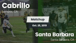 Matchup: Cabrillo  vs. Santa Barbara  2019