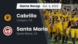 Recap: Cabrillo  vs. Santa Maria  2023