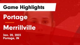 Portage  vs Merrillville  Game Highlights - Jan. 20, 2023