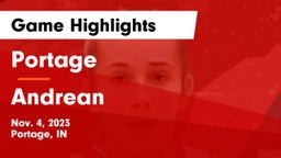 Portage  vs Andrean  Game Highlights - Nov. 4, 2023