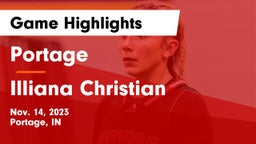 Portage  vs Illiana Christian   Game Highlights - Nov. 14, 2023