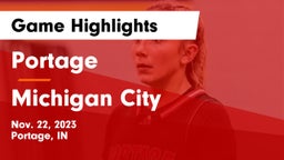 Portage  vs Michigan City  Game Highlights - Nov. 22, 2023