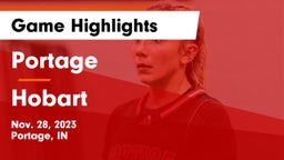 Portage  vs Hobart  Game Highlights - Nov. 28, 2023