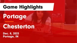 Portage  vs Chesterton  Game Highlights - Dec. 8, 2023