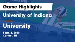 University  of Indiana vs University Game Highlights - Sept. 2, 2020