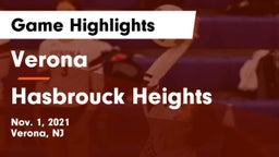 Verona  vs Hasbrouck Heights  Game Highlights - Nov. 1, 2021