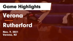 Verona  vs Rutherford  Game Highlights - Nov. 9, 2021