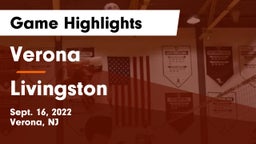 Verona  vs Livingston Game Highlights - Sept. 16, 2022
