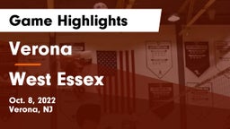 Verona  vs West Essex  Game Highlights - Oct. 8, 2022