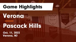 Verona  vs Pascack Hills  Game Highlights - Oct. 11, 2022