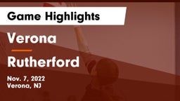 Verona  vs Rutherford  Game Highlights - Nov. 7, 2022