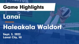 Lanai  vs Haleakala Waldorf Game Highlights - Sept. 3, 2022
