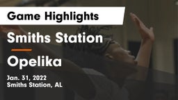 Smiths Station  vs Opelika  Game Highlights - Jan. 31, 2022