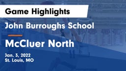 John Burroughs School vs McCluer North  Game Highlights - Jan. 3, 2022