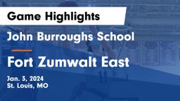 John Burroughs School vs Fort Zumwalt East  Game Highlights - Jan. 3, 2024