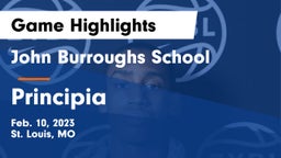 John Burroughs School vs Principia  Game Highlights - Feb. 10, 2023