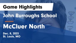 John Burroughs School vs McCluer North  Game Highlights - Dec. 8, 2023