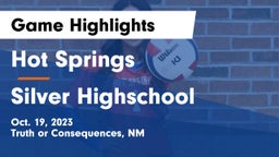 Hot Springs  vs Silver Highschool Game Highlights - Oct. 19, 2023