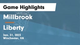 Millbrook  vs Liberty  Game Highlights - Jan. 31, 2023