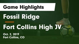 Fossil Ridge  vs Fort Collins High JV Game Highlights - Oct. 2, 2019