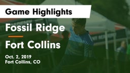 Fossil Ridge  vs Fort Collins  Game Highlights - Oct. 2, 2019