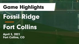 Fossil Ridge  vs Fort Collins Game Highlights - April 3, 2021