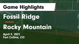 Fossil Ridge  vs Rocky Mountain  Game Highlights - April 9, 2021