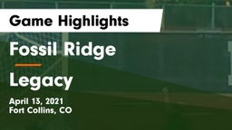 Fossil Ridge  vs Legacy   Game Highlights - April 13, 2021