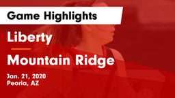 Liberty  vs Mountain Ridge  Game Highlights - Jan. 21, 2020