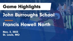 John Burroughs School vs Francis Howell North  Game Highlights - Nov. 2, 2023