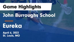 John Burroughs School vs Eureka  Game Highlights - April 6, 2022