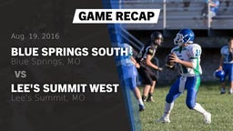 Recap: Blue Springs South  vs. Lee's Summit West 2016