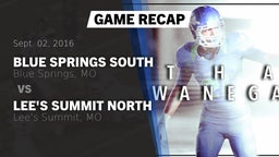 Recap: Blue Springs South  vs. Lee's Summit North  2016