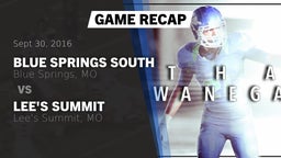 Recap: Blue Springs South  vs. Lee's Summit  2016