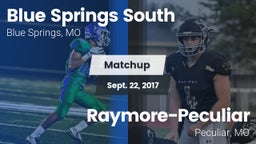 Matchup: Blue Springs South vs. Raymore-Peculiar  2017