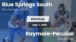 Matchup: Blue Springs South vs. Raymore-Peculiar  2018